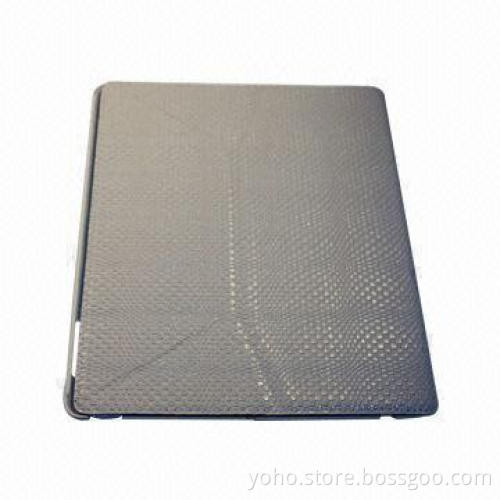 Leather Case for iPad with Magnetic, White Color Multi-functional Different Degrees to be Stand